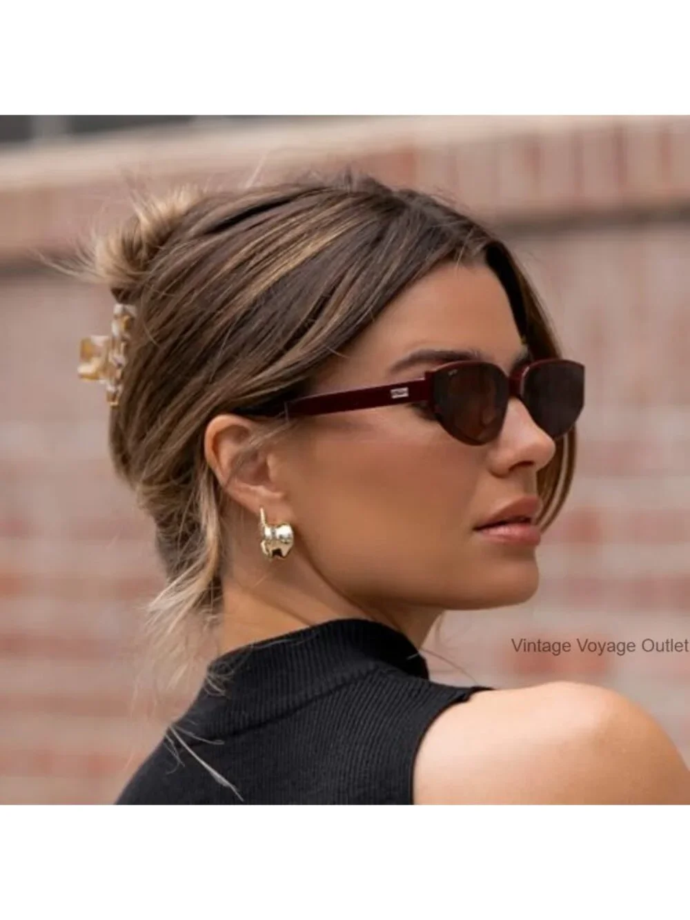 Cat Eye Sunglasses Anti-Reflective Acetate Frame UVA/UVB Protection